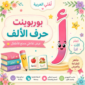 بوربوينت حرف الألف
